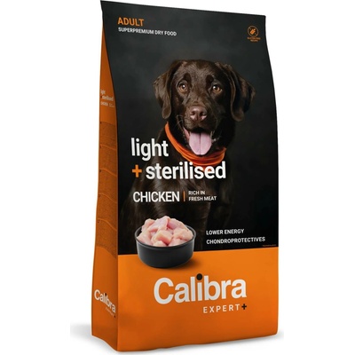 Calibra EXPERT+ Adult Light & Sterilised kuřecí 2 kg