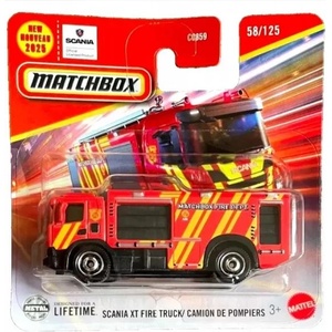 Mattel Matchbox: количка - Scania XT пожарна машина (JBR15)