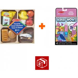 ПРОМОЦИЯ: Комплект за хранене Melissa & Doug + Water WOW магия с вода приказки БЕЗПЛАТНО (AS_6074866_6074889)