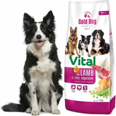 Gold Dog Vital premium jehněčí rýže zelenina 12 kg