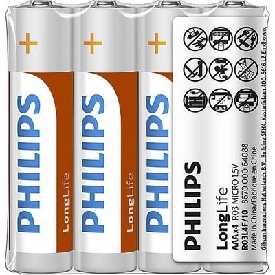 Philips LongLife AAA 4ks R03L4F/10