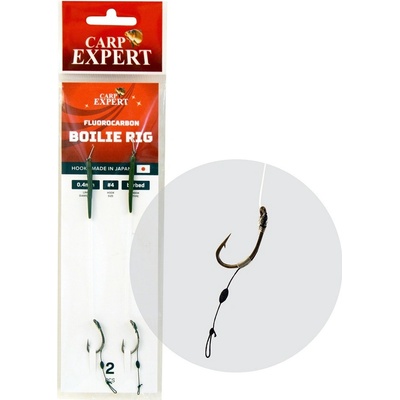 Carp Expert Nadväzec Boilie Veľkosť háčika 4 Rig 20 lb 2 ks