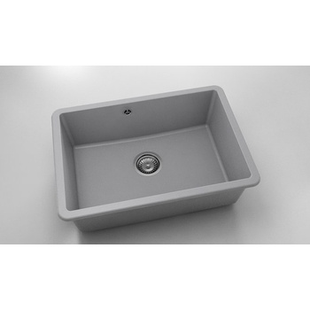 FAT Мивка за долно вграждане Vanguard 236, Fat Granite, 1005 Светлосив, с включен сифон