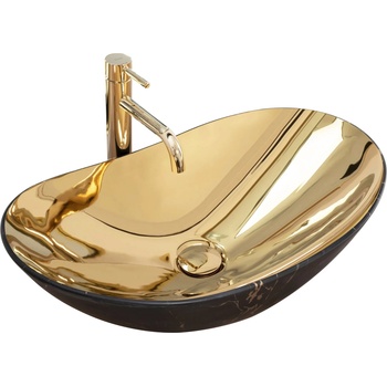 Rea Royal 60,5x36 cm gold/matt black (REA-U8007)