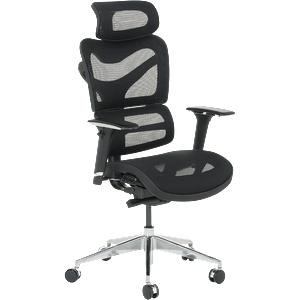  Ергономичен стол jasper - черен