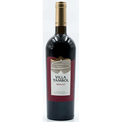 Villa Yambol Merlot červená 2023 13,5% 0,75 l (holá láhev)