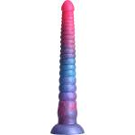 NS Novelties Stacked 12 Inch Dildo Pink-Blue