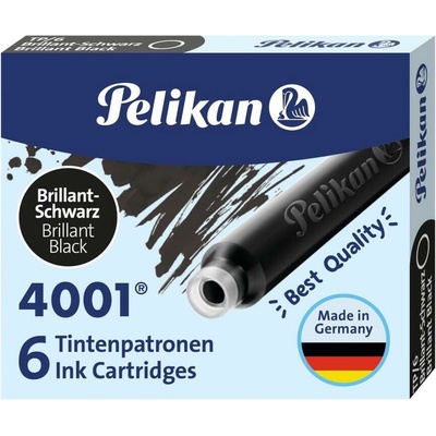 Pelikan 4001 Inkoustové bombičky 6 ks černé