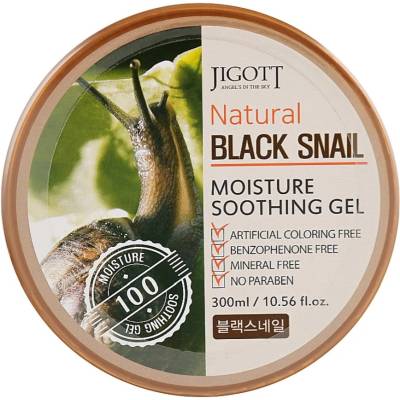 Jigott Natural Гел за лице и тяло Black Snail, 300 ml