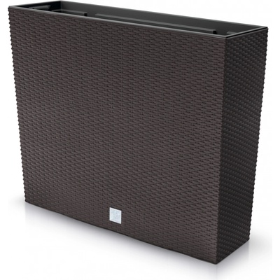 Prosperplast Truhlík vysoký RATO CASE s vkladem hnědý 58 x 18 x 49,8 cm