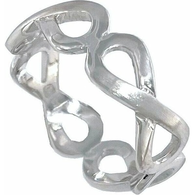 Infinitysilver Stříbrný prsten nekonečna OR62462