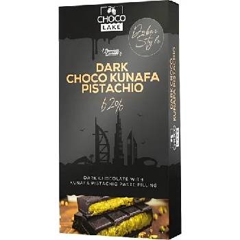 Choco Lake Premium Dark Dubai Chocolate Kunafa & Pistachio 190гр