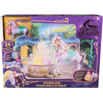 Голяма разгъваема конюшня със звуци и еднорог Wildstar от Unicorn Academy (6072449)