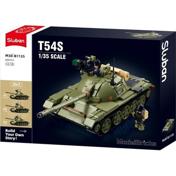 Sluban B1135 Střední Tank T54S 3v1