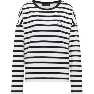 ELBSAND Дамски пуловер ELBSAND Women's Elva Jumper - Cloud White / Coldwater (117-3699-0213)