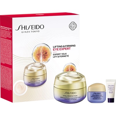 Shiseido КОМПЛЕКТ SHISEIDO Vital Perfection Eye Cream Комплект дамски