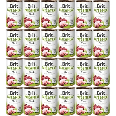Brit Paté & Meat Dog Duck 24 x 400 g