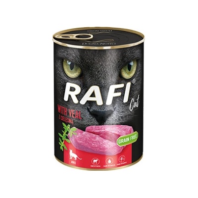 Rafi Cat Adult s teľacím mäsom 400 g