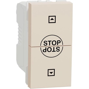 Schneider Electric SE Ключ за щори 1 мод. цвят Крем Unica - NU310844SC (NU310844SC)