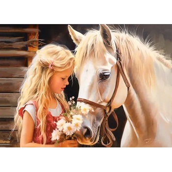 Castorland - Puzzle My Friend Horse - 180 piese