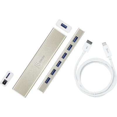 j5create JCH377 USB-C® 7- Port Hub - Хъб (JCH377)