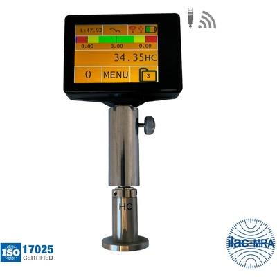 MIROTECH Твърдомер дурометър по Шор Microtech Shore Durometer C, Wireless+USB, 21100102, 0-100 HC, 0.01 mm, 1.4 mm, 35° пресечен конус D=0.79 mm (21100102)