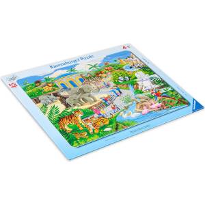 Ravensburger Пъзел Ravensburger от 45 части - Посещение в зоологическата градина (6661) - ozone
