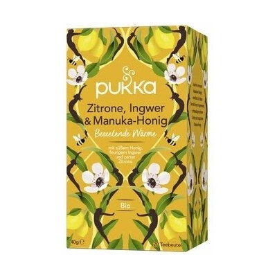 Pukka Čaj citron, zázvor a manuka med bio 40 g