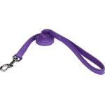 COLLAR Плоска кожена каишка 122см, 18мм - лилава