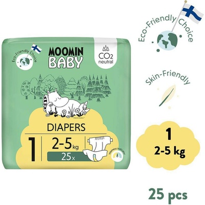 MUMMI BABY 1 Newborn 2–5 kg eko 25 ks