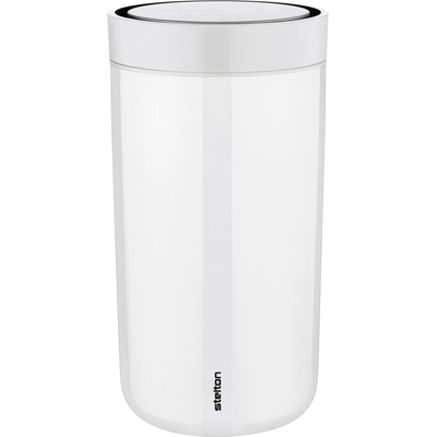Stelton Термочаша To-Go Click с двойни стени от стомана 200 мл цвят тебешир (675-3)