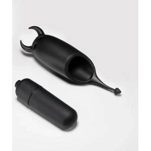 Boss of Toys Crushious O-Pet Devil Vibrating Bullet Black 10 Modes Compact Design