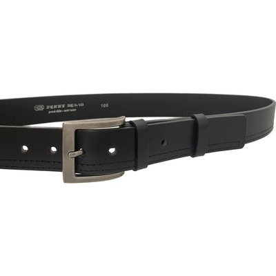 Penny Belts kožený opasek 501-9-60 černý