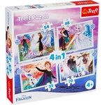 Trefl Пъзел Trefl 4 в 1 - Вълшебство в гората (34398) - ozone