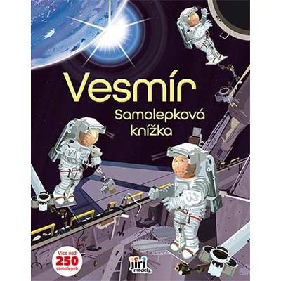 Jiri Models Velká samolepková kniha sešit se samolepkami Vesmír