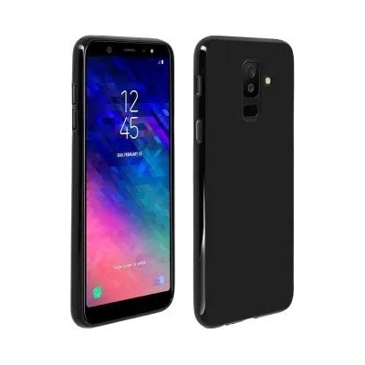 Samsung Силиконов гръб Matt Frosted за Samsung A605 Galaxy A6 Plus 2018, Черен (3104)