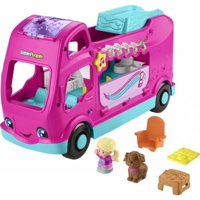 Barbie Fisher Price LP karavan snů se světly a zvuky HYR85