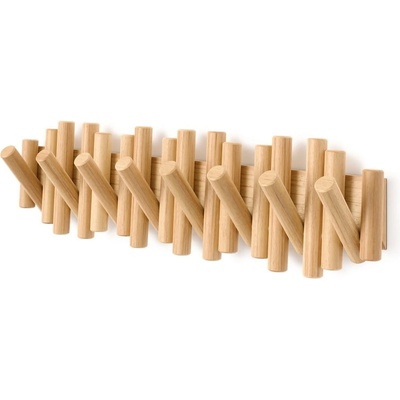 Umbra Стенна закачалка от масивен бор в естествен цвят 61 cm Picket - Umbra (1023554-390)