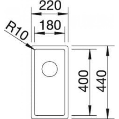 BLANCO Кухненска мивка blanco, claron 180-u (claron 180-u)