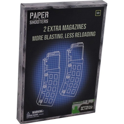 Náhradné zásobníky do zbrane Paper Shooters Green Spit 2 ks - zelené