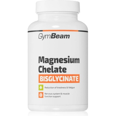 GymBeam Magnesium Chelate Bisglycinate капсули за ефективно допълване на магнезий 112 гр