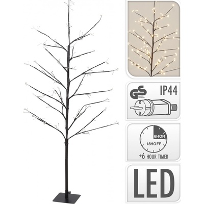 Lepaso Dekorativní svítící strom 120 cm 240 mikro LED teplá bílá 121168 041 AX5306320 strom 240 LED teplá