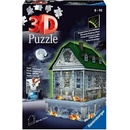 3D puzzle Ravensburger 3D puzzle svítící Strašidelný dům 216 ks