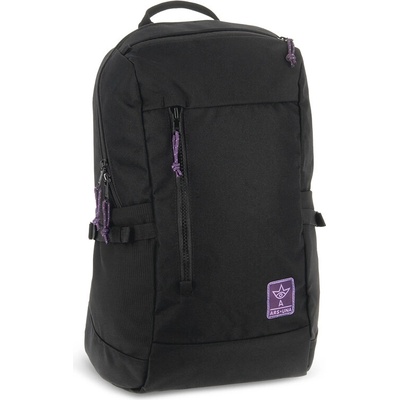 Ars Una Batoh teen Cordura černá fialová