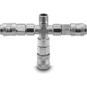 Adler Разпределител на въздуха тип t 3-пътен 3/8´´ външна резба (0135.1)