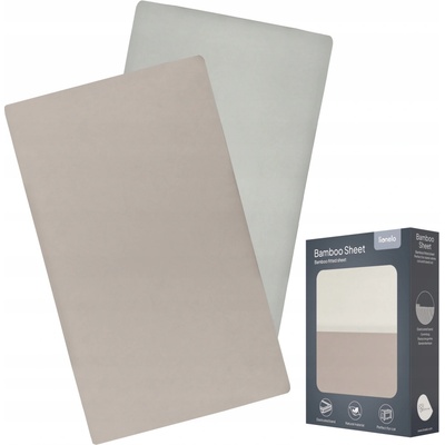Plachta Lionelo SHEET OFF WHITE GREY 120x60