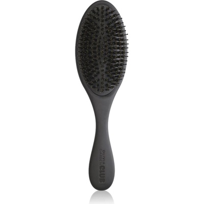 Olivia Garden Club The Reset Detangling&Shine Hairbrush плоска четка с калъфка Black