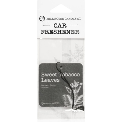 Milkhouse Candle Co. Creamery Sweet Tobacco Leaves vonná visačka