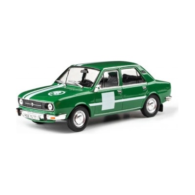 Abrex Škoda 105L 1977 Zelená Ostrá Narozeninová Užovka 1:43