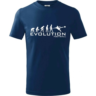 Evolution Football tričko dětské bavlněné půlnoční modrá